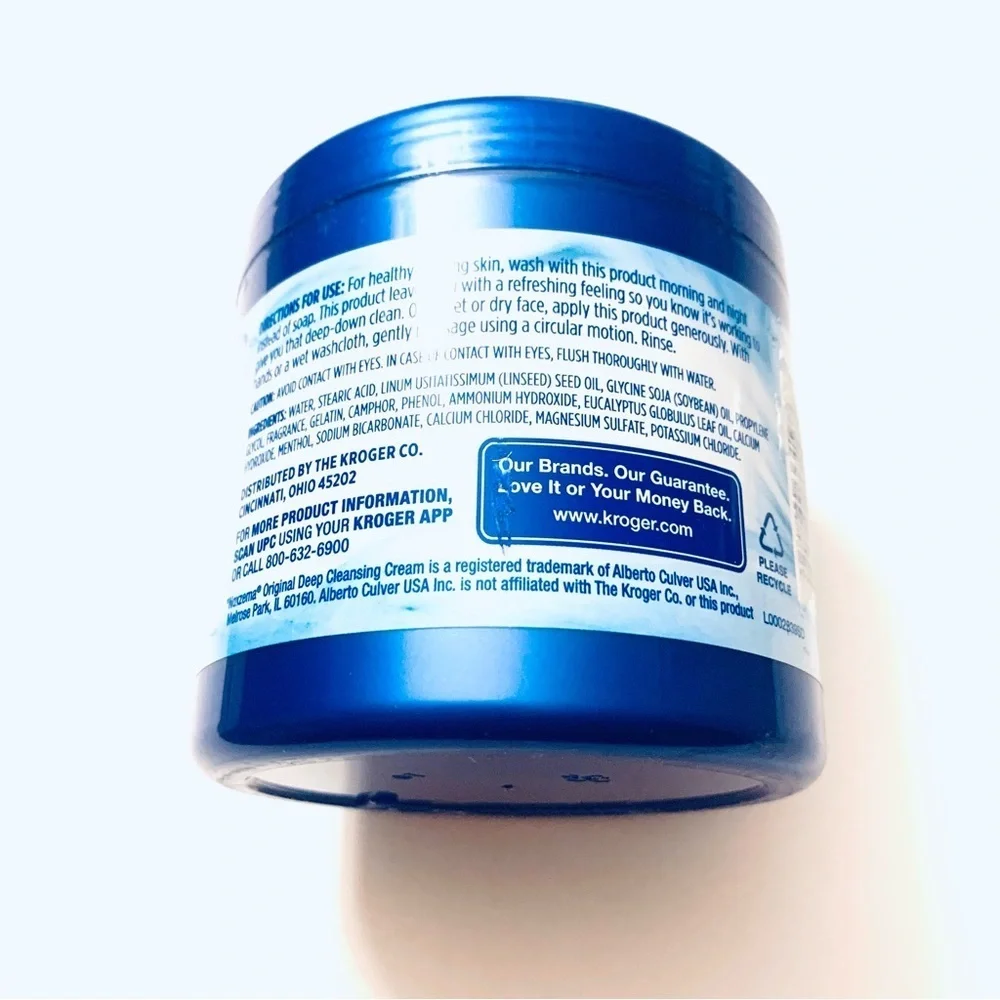 NWT KROGER Clarify Deep Cleansing Skin Cream Removes Dirt Oil & Makeup